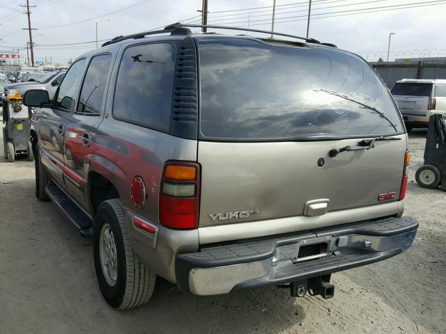 1GKEC13T51R172020 - 2001 GMC YUKON GOLD photo 3