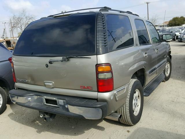 1GKEC13T51R172020 - 2001 GMC YUKON GOLD photo 4