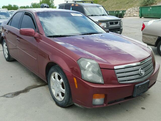 1G6DM57N430107936 - 2003 CADILLAC CTS RED photo 1