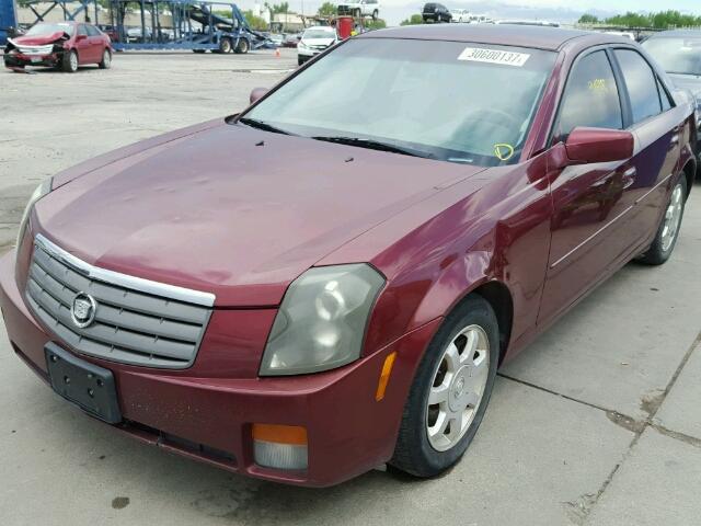 1G6DM57N430107936 - 2003 CADILLAC CTS RED photo 2