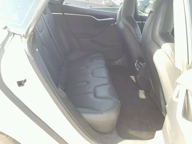 5YJSA1E26FF117355 - 2015 TESLA MODEL S WHITE photo 6