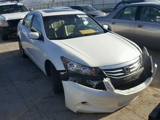 5KBCP3F82BB003978 - 2011 HONDA ACCORD EXL WHITE photo 1