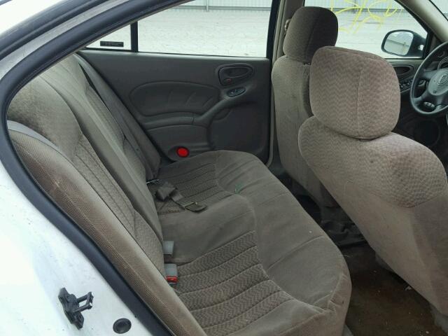 1G2NF52T01M586299 - 2001 PONTIAC GRAND AM S WHITE photo 6