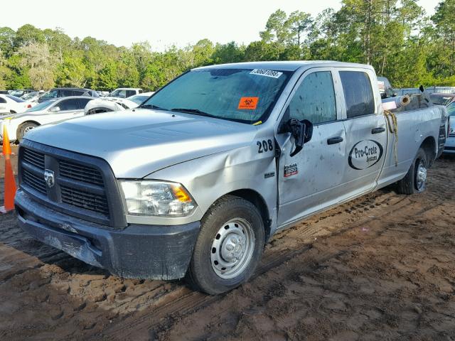 3C6TD4HT2CG243825 - 2012 DODGE RAM 2500 S SILVER photo 2