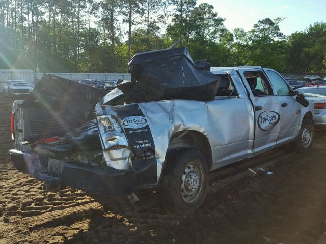 3C6TD4HT2CG243825 - 2012 DODGE RAM 2500 S SILVER photo 4