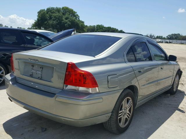 YV1RS592272607805 - 2007 VOLVO S60 2.5T GREEN photo 4