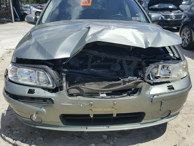 YV1RS592272607805 - 2007 VOLVO S60 2.5T GREEN photo 9