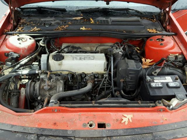 1C3BJ55E7JG366431 - 1988 CHRYSLER LEBARON PR RED photo 7