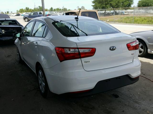 KNADM4A30H6006604 - 2017 KIA RIO LX Սպիտակ լուսանկար 3