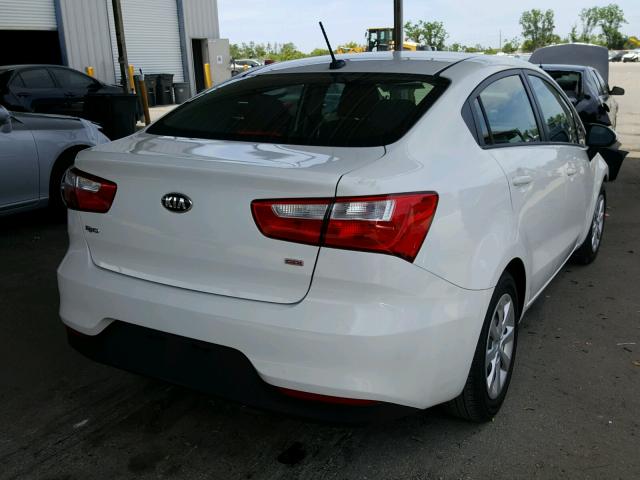 KNADM4A30H6006604 - 2017 KIA RIO LX Սպիտակ լուսանկար 4