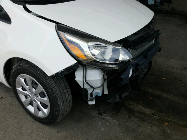 KNADM4A30H6006604 - 2017 KIA RIO LX Սպիտակ լուսանկար 9