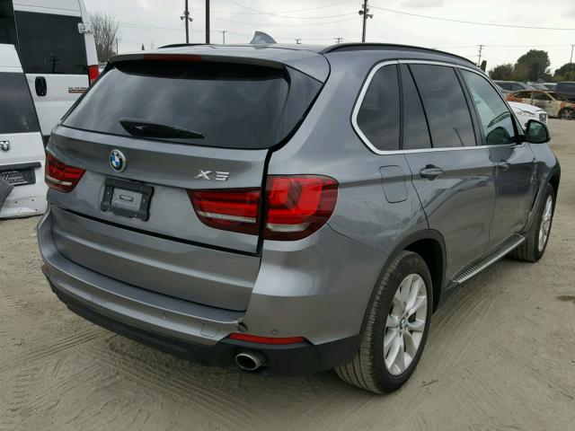 5UXKR0C59G0P33226 - 2016 BMW X5 XDRIVE3 GRAY photo 4