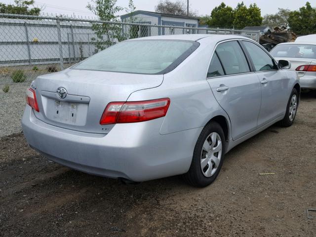 4T1BE46K67U151062 - 2007 TOYOTA CAMRY NEW SILVER photo 4