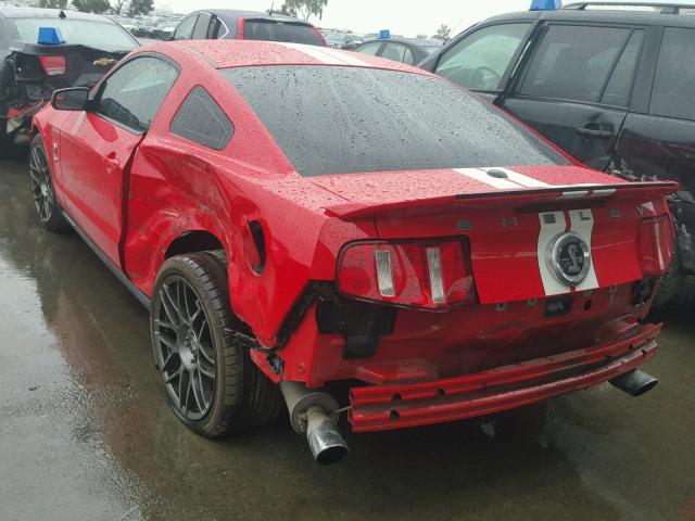 1ZVBP8JS1B5139902 - 2011 FORD MUSTANG SH RED photo 3