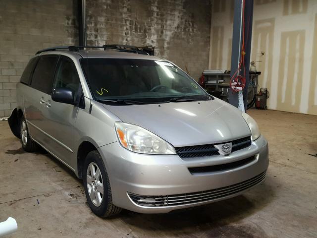 5TDZA23C95S327779 - 2005 TOYOTA SIENNA CE SILVER photo 1