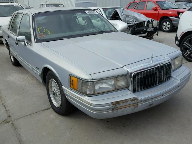 1LNLM81W6PY765353 - 1993 LINCOLN TOWN CAR E SILVER photo 1