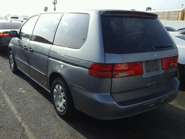 2HKRL1856YH519024 - 2000 HONDA ODYSSEY LX BLUE photo 3