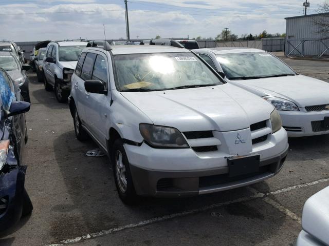 JA4LX31G33U063753 - 2003 MITSUBISHI OUTLANDER WHITE photo 1