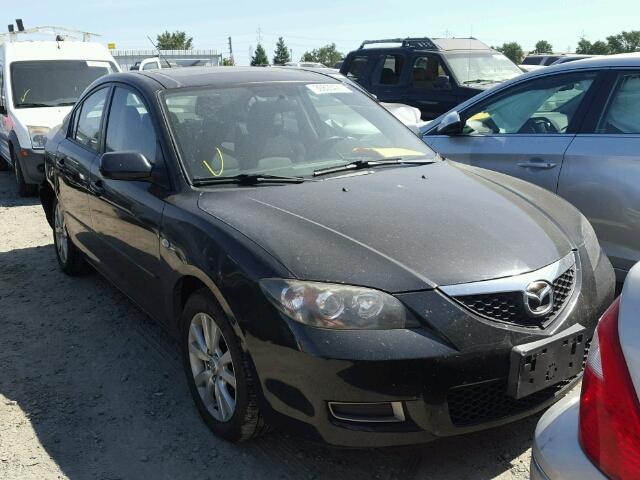 JM1BK32GX81821739 - 2008 MAZDA 3 I BLACK photo 1