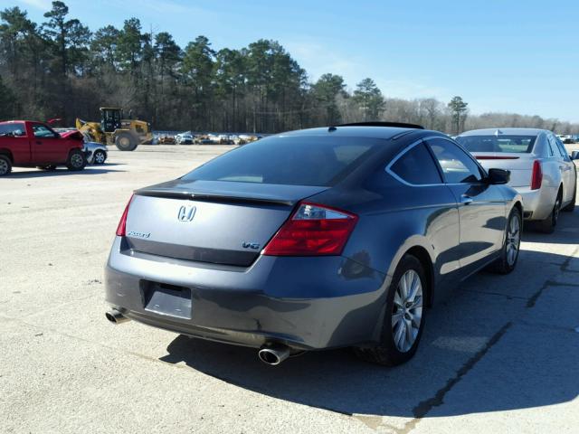 1HGCS22808A007348 - 2008 HONDA ACCORD EXL GRAY photo 4