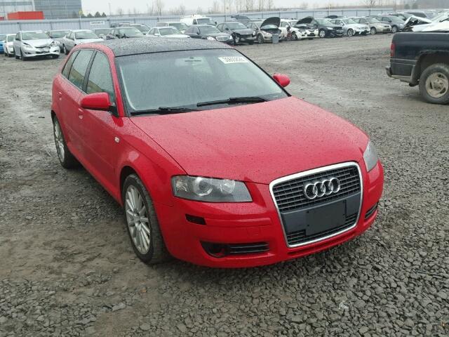 WAUMF78PX6A003563 - 2006 AUDI A3 2.0 SPO RED photo 1