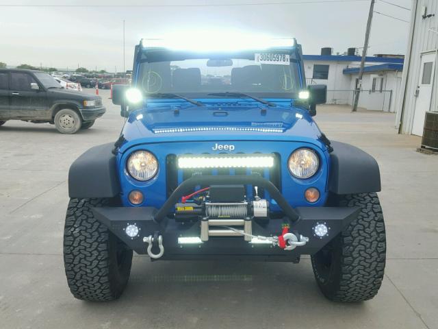 1C4AJWAG9GL272152 - 2016 JEEP WRANGLER S BLUE photo 9