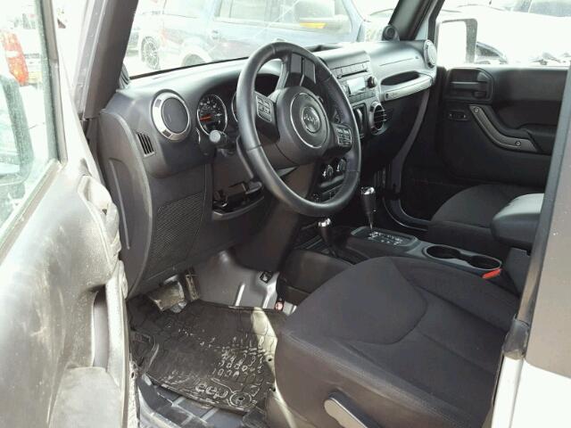 1C4AJWAG6DL623692 - 2013 JEEP WRANGLER S SILVER photo 9