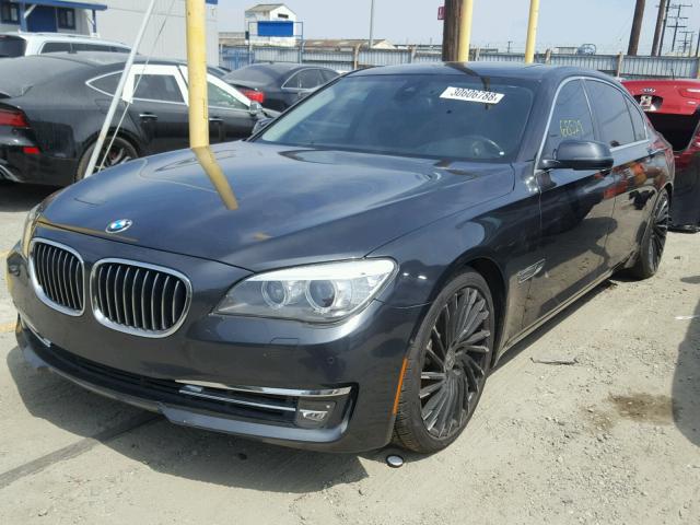 WBAYE4C56DDW22939 - 2013 BMW 740 LI GRAY photo 2