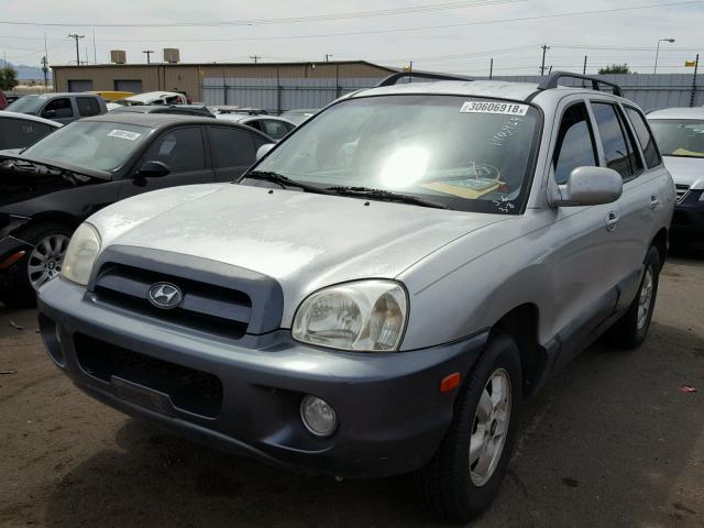 KM8SC73D15U856510 - 2005 HYUNDAI SANTA FE G SILVER photo 2