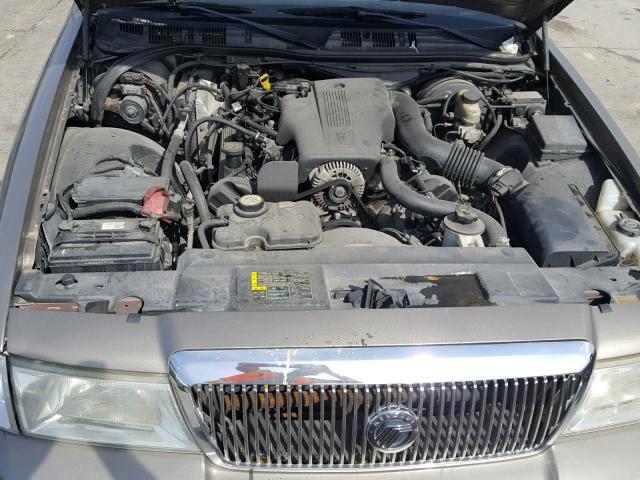 2MEFM74W44X652356 - 2004 MERCURY GRAND MARQ GRAY photo 7