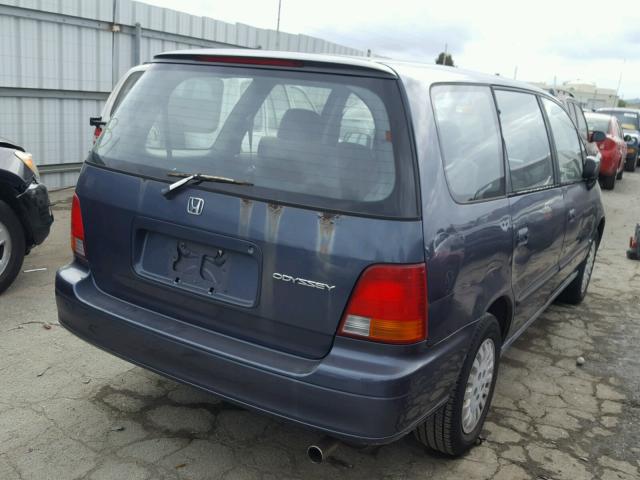 JHMRA1843SC031227 - 1995 HONDA ODYSSEY LX BLUE photo 4