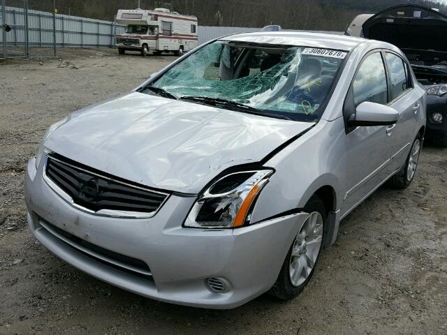 3N1AB6AP1BL685616 - 2011 NISSAN SENTRA 2.0 SILVER photo 2