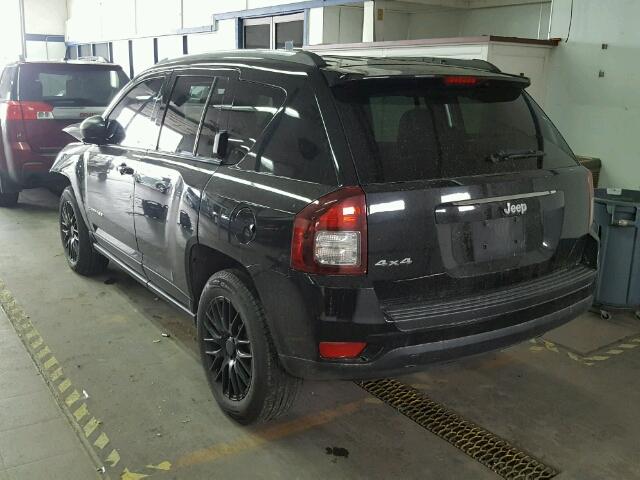 1C4NJDBB2ED566430 - 2014 JEEP COMPASS SP BLACK photo 3