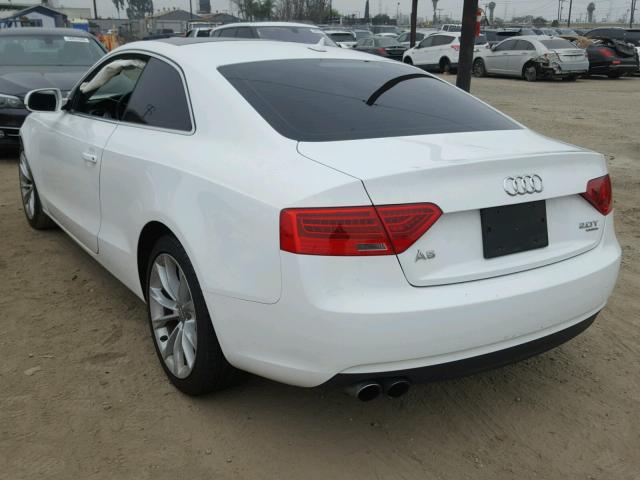 WAUCFAFR4EA022721 - 2014 AUDI A5 PREMIUM WHITE photo 3