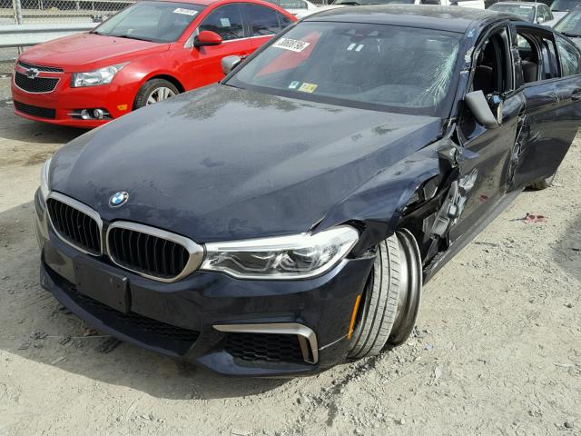 WBAJB9C52JB036706 - 2018 BMW M550XI BLACK photo 2
