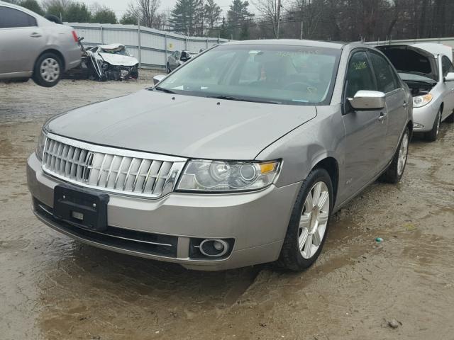 3LNHM26T08R648434 - 2008 LINCOLN MKZ GRAY photo 2