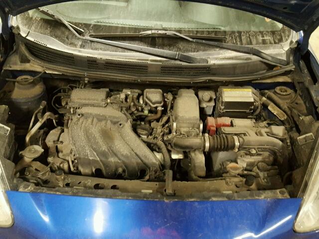 3N1CK3CPXFL214090 - 2015 NISSAN MICRA BLUE photo 7