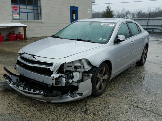 1G1ZC5E12BF216468 - 2011 CHEVROLET MALIBU 1LT SILVER photo 2