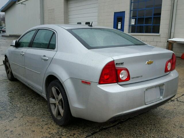 1G1ZC5E12BF216468 - 2011 CHEVROLET MALIBU 1LT 银色 照片 3