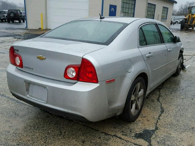 1G1ZC5E12BF216468 - 2011 CHEVROLET MALIBU 1LT 银色 照片 4