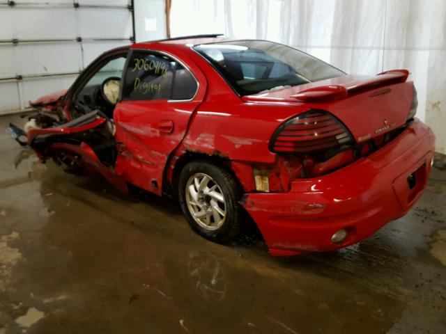 1G2NF52E63C319968 - 2003 PONTIAC GRAND AM S 红色 照片 3