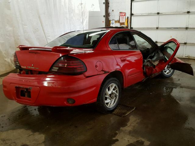 1G2NF52E63C319968 - 2003 PONTIAC GRAND AM S 红色 照片 4