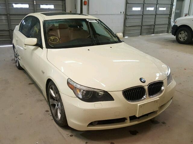 WBANB53596CP00480 - 2006 BMW 550 I WHITE photo 1