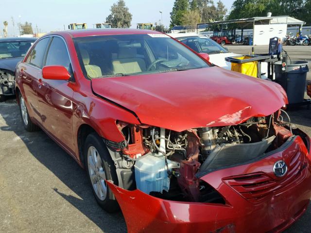 4T4BE46K37R005711 - 2007 TOYOTA CAMRY NEW RED photo 1