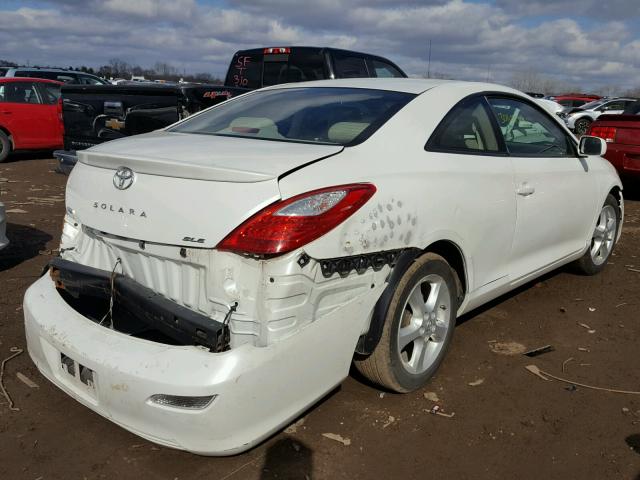 4T1CA30P98U156837 - 2008 TOYOTA CAMRY SOLA WHITE photo 4