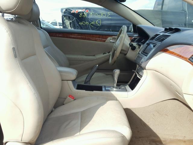 4T1CA30P98U156837 - 2008 TOYOTA CAMRY SOLA WHITE photo 5