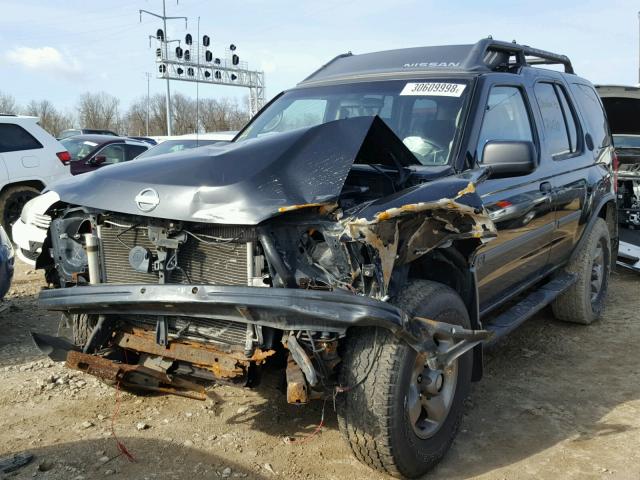 5N1ED28Y33C691331 - 2003 NISSAN XTERRA XE BLACK photo 2