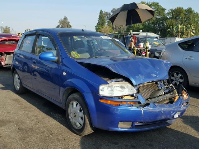 KL1TG62665B283861 - 2005 CHEVROLET AVEO LT BLUE photo 1