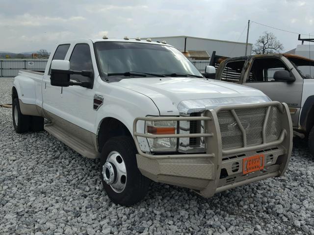 1FTWW33R78EA16621 - 2008 FORD F350 SUPER WHITE photo 1