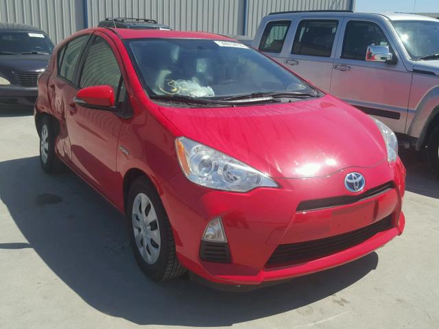 JTDKDTB32C1517692 - 2012 TOYOTA PRIUS C RED photo 1